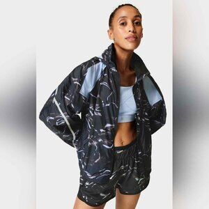 NWOT Sweaty Betty Reflective Water Resistant Pack Away Jacket